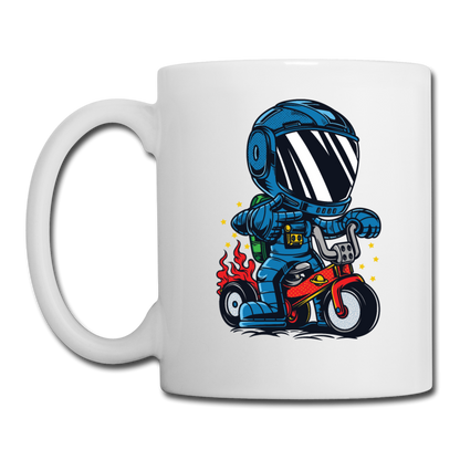 Astronaut - Bike - Coffee/Tea Mug - white