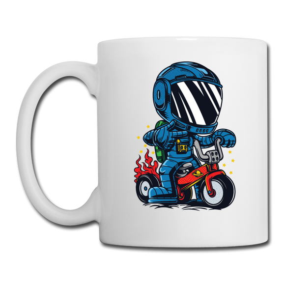 Astronaut - Bike - Coffee/Tea Mug - white