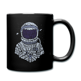 Astronaut - Calligram - Full Color Mug - black