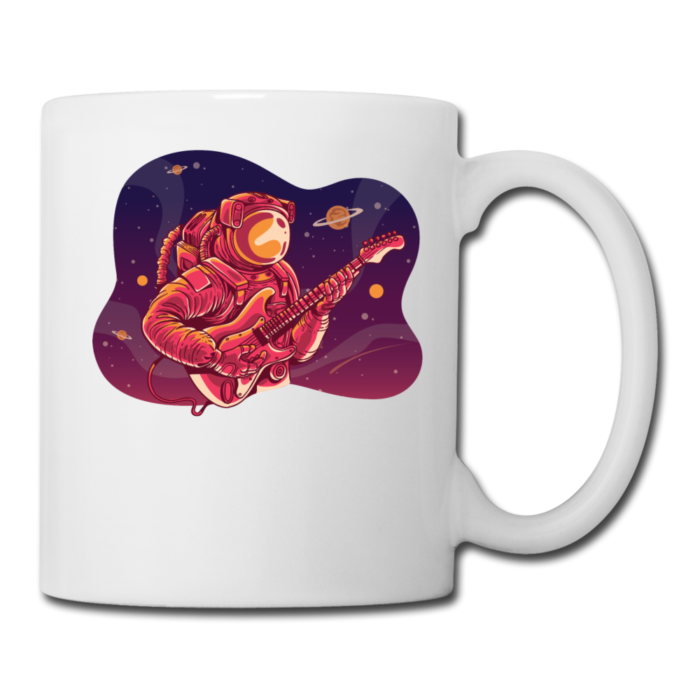 Astronaut - Guitar - Coffee/Tea Mug - white