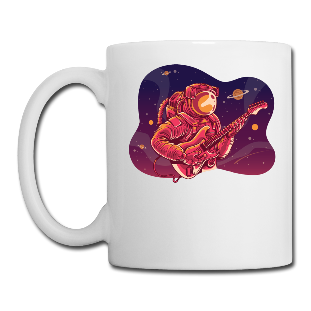 Astronaut - Guitar - Coffee/Tea Mug - white