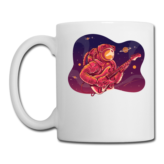 Astronaut - Guitar - Coffee/Tea Mug - white