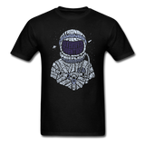 Astronaut - Calligram - Unisex Classic T-Shirt - black