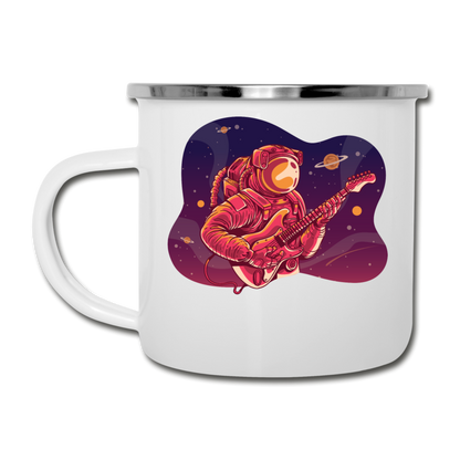 Astronaut - Guitar - Camper Mug - white