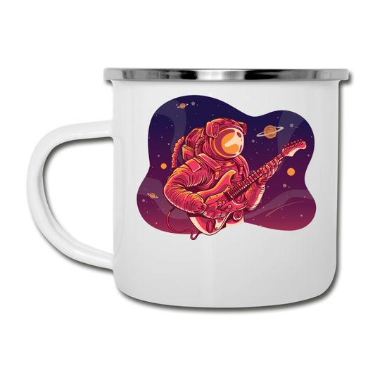 Astronaut - Guitar - Camper Mug - white