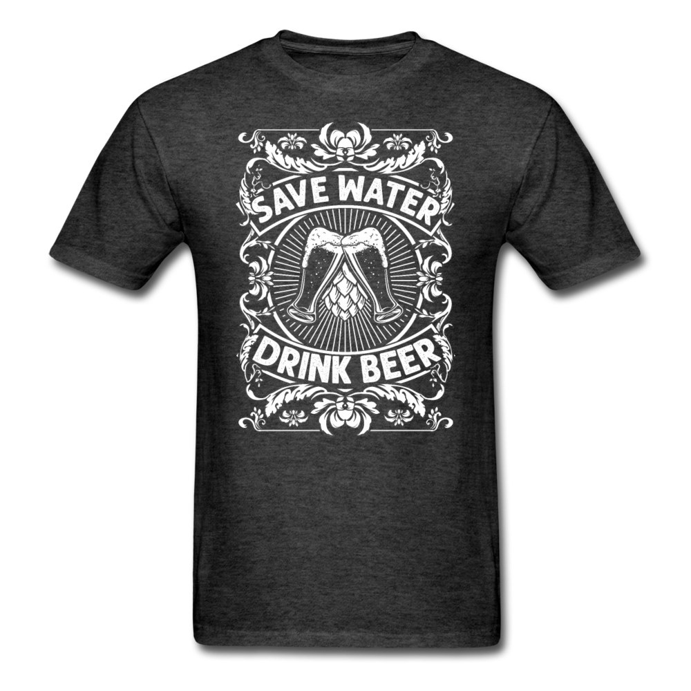 Save Water Drink Beer - Unisex Classic T-Shirt - heather black