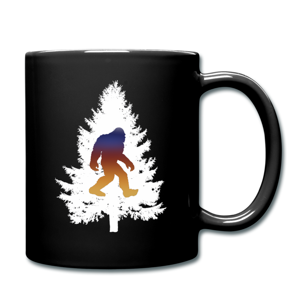 Big Foot - White Tree - Full Color Mug - black