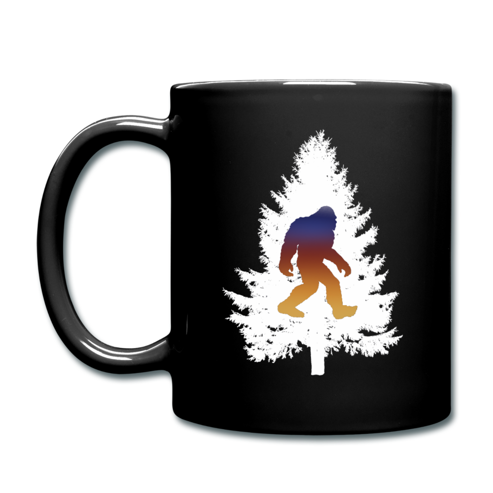 Big Foot - White Tree - Full Color Mug - black