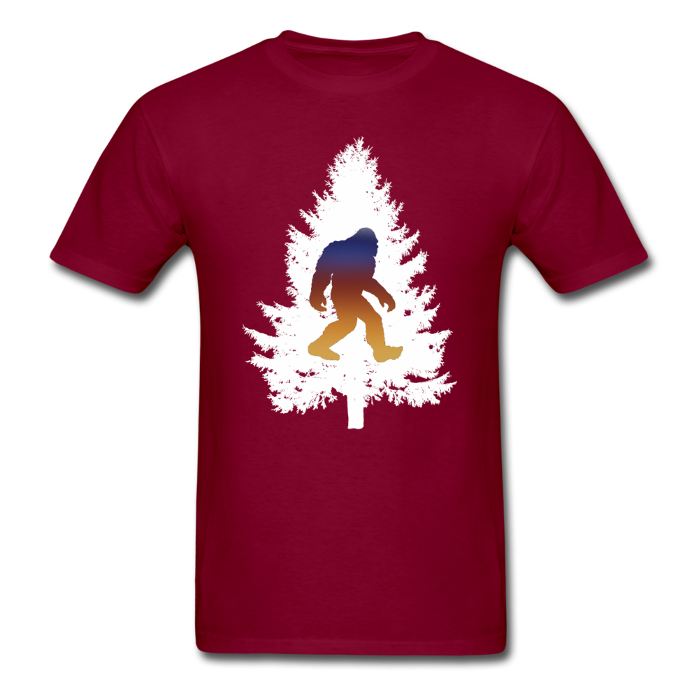 Big Foot - White Tree - Unisex Classic T-Shirt - burgundy