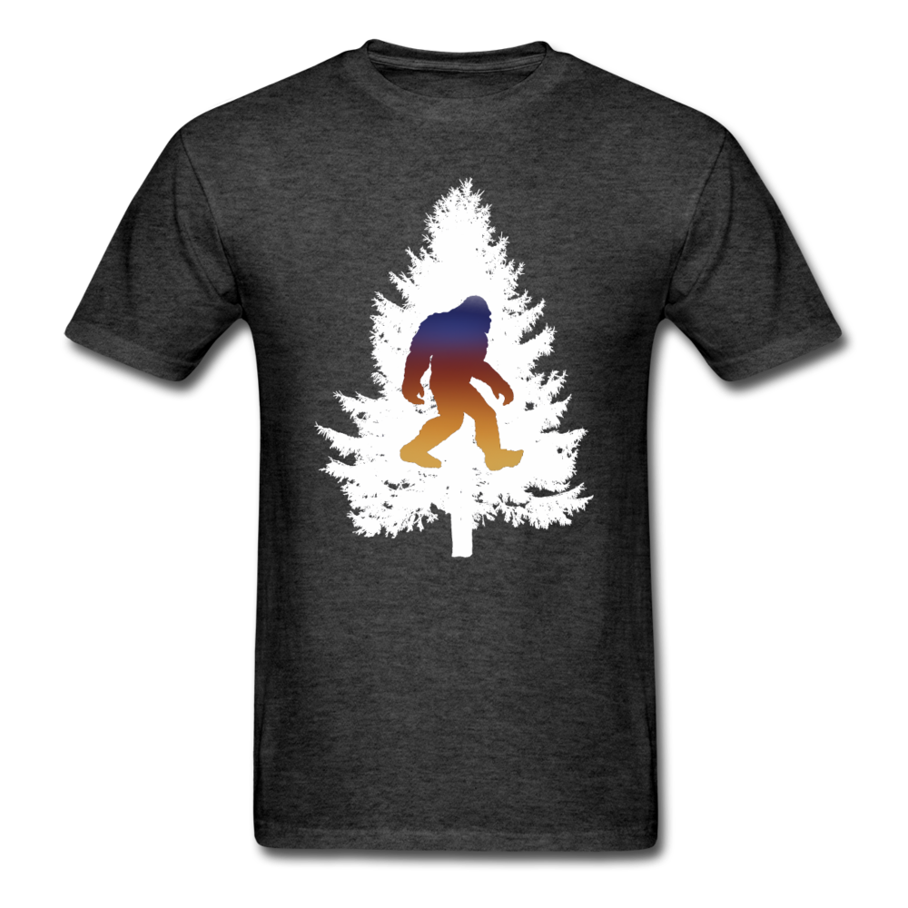 Big Foot - White Tree - Unisex Classic T-Shirt - heather black