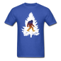 Big Foot - White Tree - Unisex Classic T-Shirt - royal blue