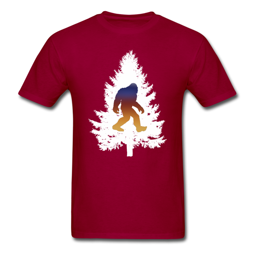 Big Foot - White Tree - Unisex Classic T-Shirt - dark red