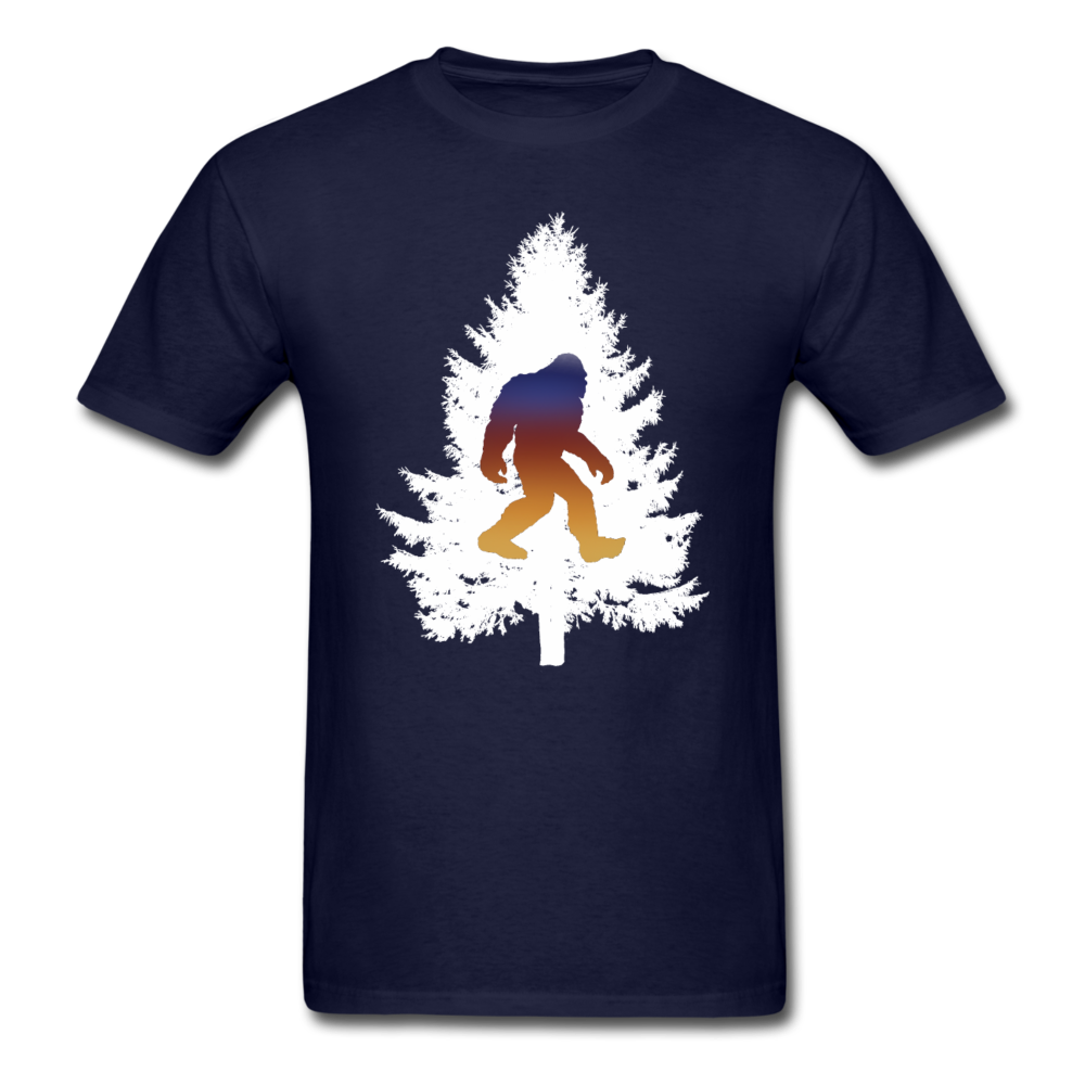 Big Foot - White Tree - Unisex Classic T-Shirt - navy