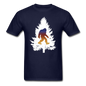 Big Foot - White Tree - Unisex Classic T-Shirt - navy