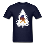 Big Foot - White Tree - Unisex Classic T-Shirt - navy