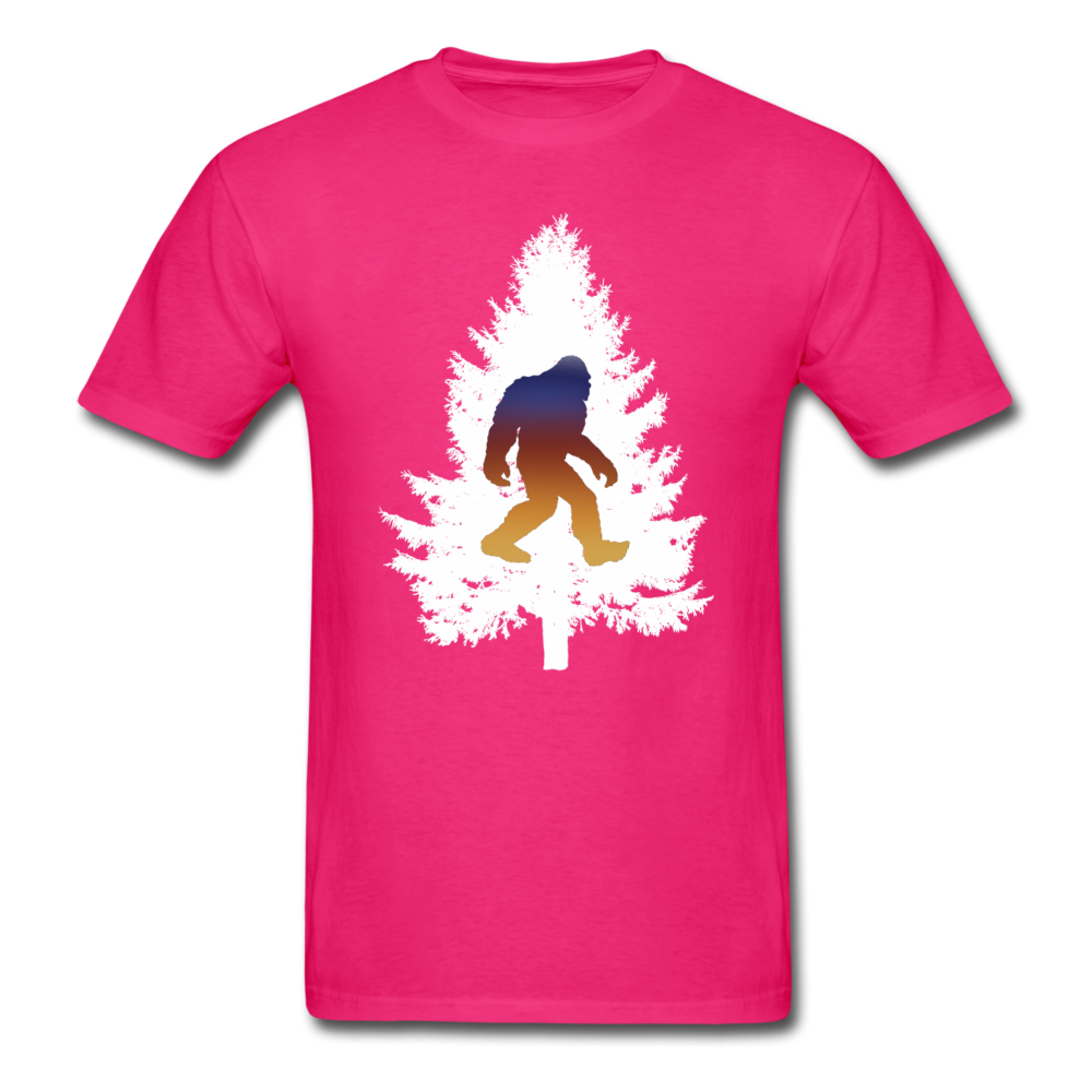 Big Foot - White Tree - Unisex Classic T-Shirt - fuchsia