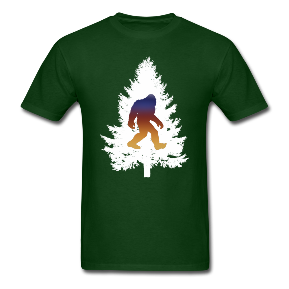 Big Foot - White Tree - Unisex Classic T-Shirt - forest green