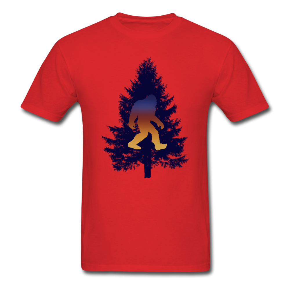 Big Foot - Black Tree - Unisex Classic T-Shirt - red