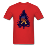 Big Foot - Black Tree - Unisex Classic T-Shirt - red