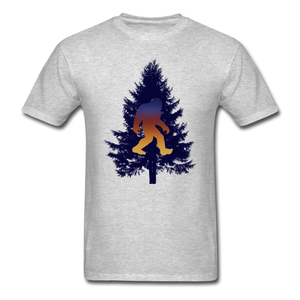 Big Foot - Black Tree - Unisex Classic T-Shirt - heather gray