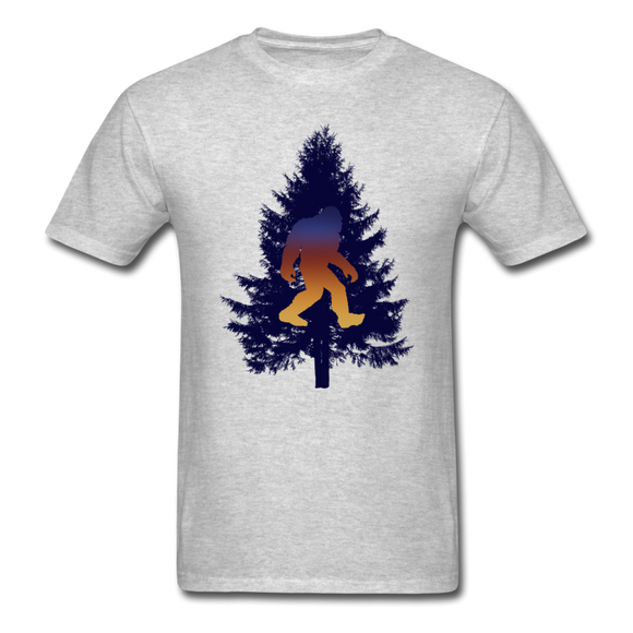 Big Foot - Black Tree - Unisex Classic T-Shirt - heather gray