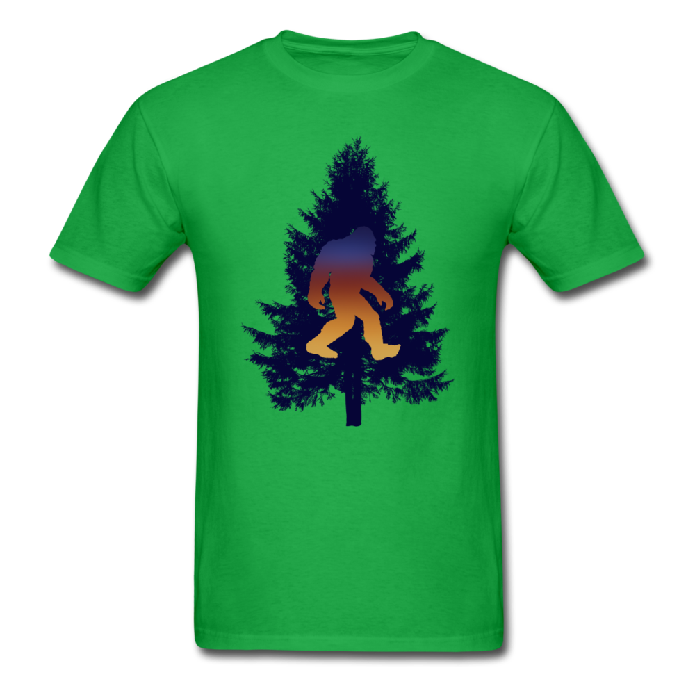 Big Foot - Black Tree - Unisex Classic T-Shirt - bright green