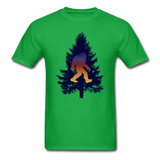 Big Foot - Black Tree - Unisex Classic T-Shirt - bright green