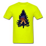 Big Foot - Black Tree - Unisex Classic T-Shirt - safety green