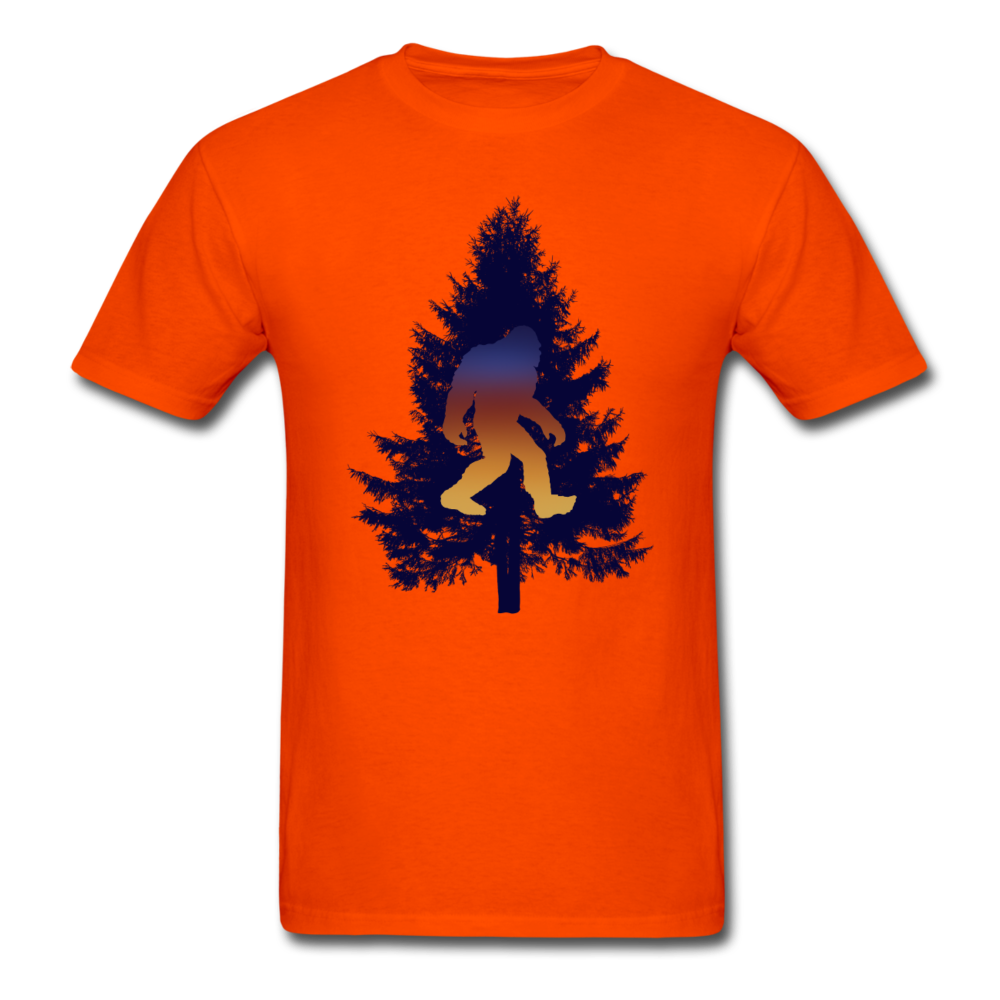 Big Foot - Black Tree - Unisex Classic T-Shirt - orange