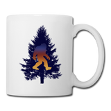 Big Foot - Black Tree - Coffee/Tea Mug - white