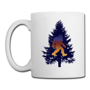 Big Foot - Black Tree - Coffee/Tea Mug - white