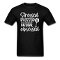 Stressed Blessed Wine Obsessed - White - Unisex Classic T-Shirt - black