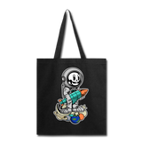Astronaut And Rocket - Tote Bag - black