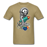 Astronaut And Rocket - Unisex Classic T-Shirt - khaki