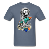 Astronaut And Rocket - Unisex Classic T-Shirt - denim