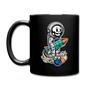 Astronaut And Rocket - Full Color Mug - black