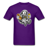 Astronaut And Hot Dog - Unisex Classic T-Shirt - purple