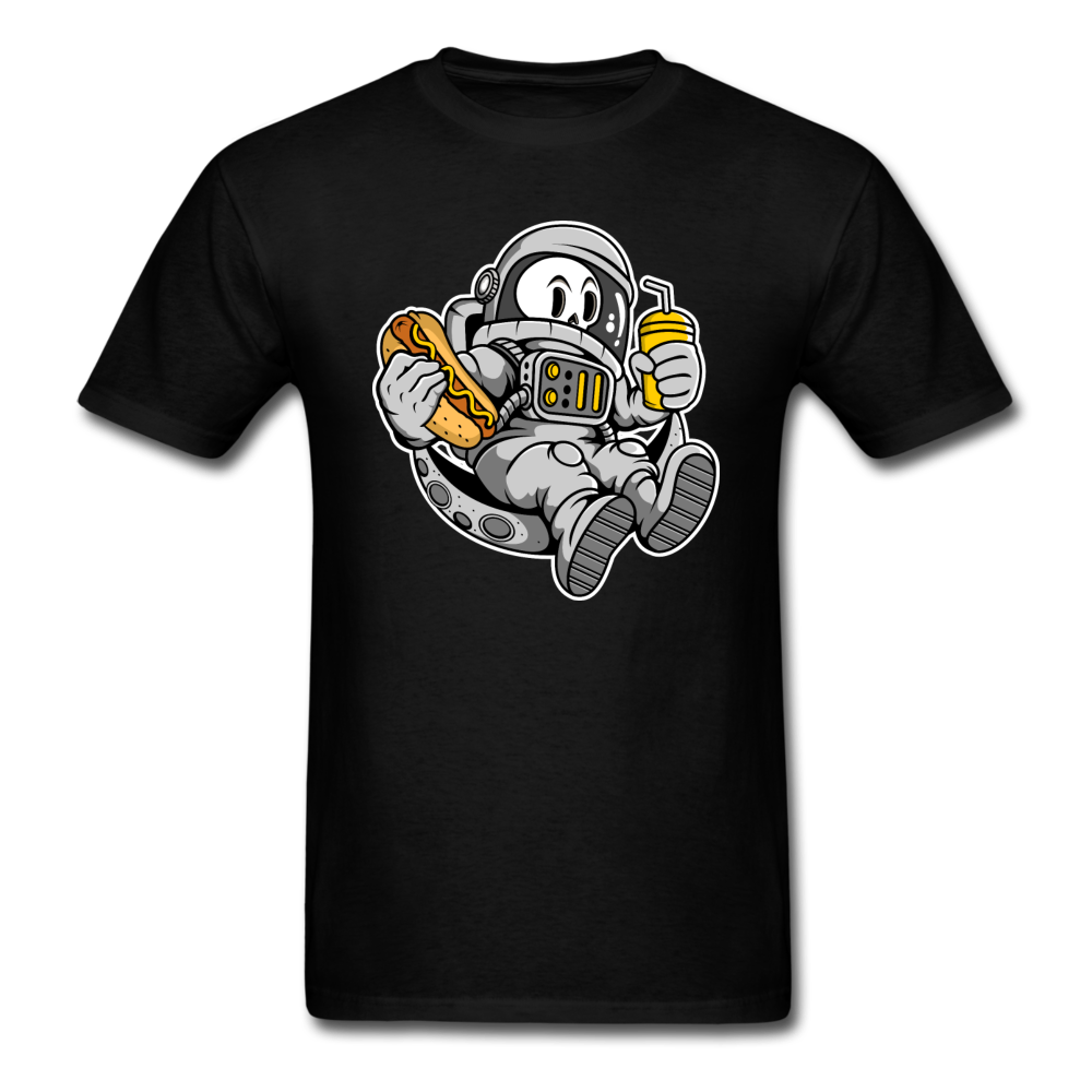 Astronaut And Hot Dog - Unisex Classic T-Shirt - black