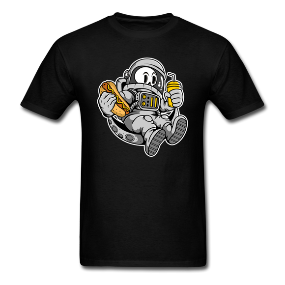 Astronaut And Hot Dog - Unisex Classic T-Shirt - black