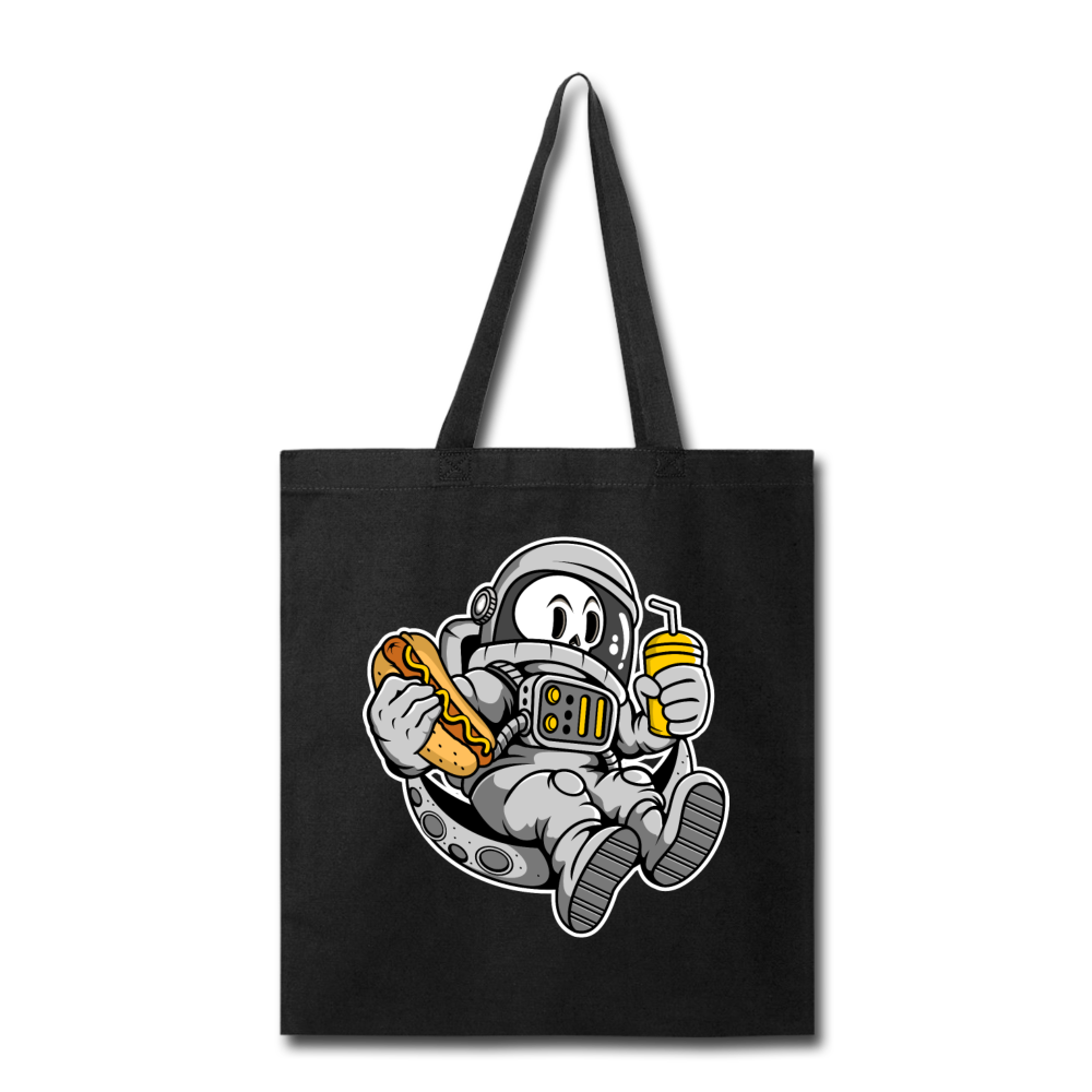 Astronaut And Hot Dog - Tote Bag - black