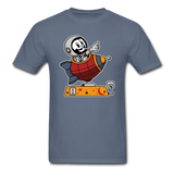 Astronaut Riding Toy Rocket - Unisex Classic T-Shirt - denim