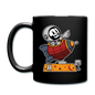 Astronaut Riding Toy Rocket - Full Color Mug - black