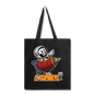 Astronaut Riding Toy Rocket - Tote Bag - black