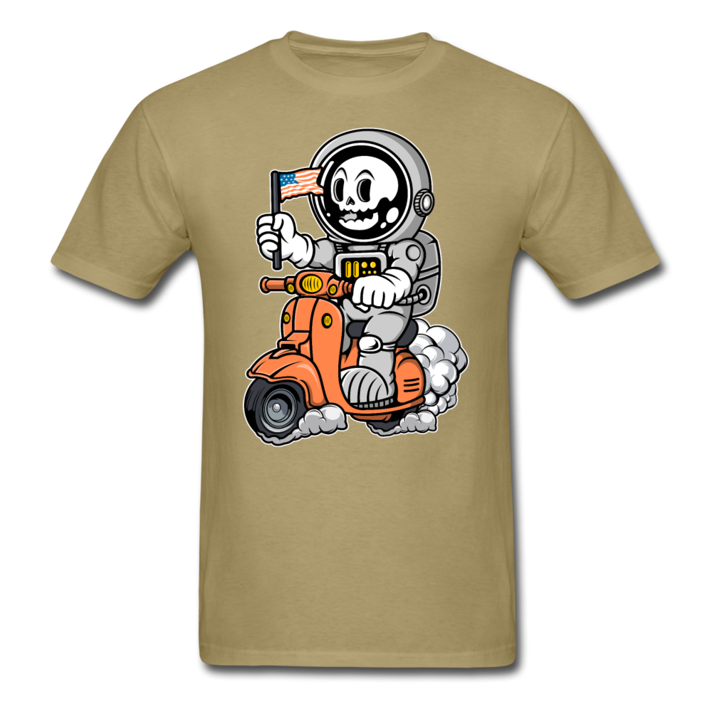 Astronaut Riding Scooter - Unisex Classic T-Shirt - khaki