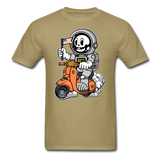 Astronaut Riding Scooter - Unisex Classic T-Shirt - khaki