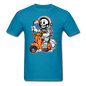 Astronaut Riding Scooter - Unisex Classic T-Shirt - turquoise