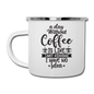 A Day Without Coffee - Black - Camper Mug - white