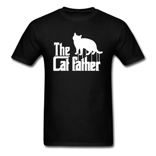 The Cat Father - White - Unisex Classic T-Shirt - black