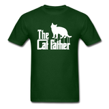The Cat Father - White - Unisex Classic T-Shirt - forest green