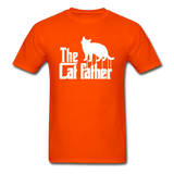 The Cat Father - White - Unisex Classic T-Shirt - orange
